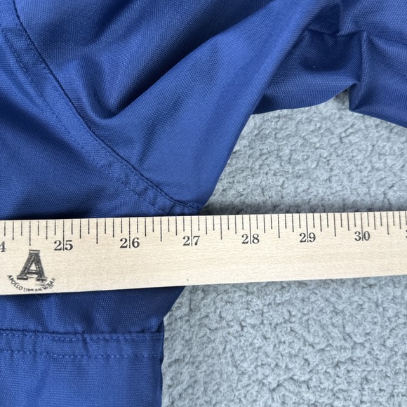 Vintage 90s Nike Windbreaker Jacket Men XL Blue 1/2 Zip Anorak Mesh Lined - Picture 6 of 16